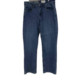 TK Axel Blue Slim Fit Bootcut‎ Jeans Mens Medium Wash Denim 36x34